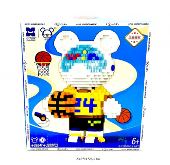 Конструктор арт. 88047 Микро Мышка-баскетболист 2828 в кор._ Конструктор арт. 88047 Микро Мышка-баскетболист 2828 в кор._