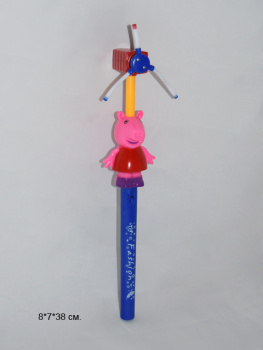 Палочка арт. 13629 свет. Свинка Пеппа в пак.~