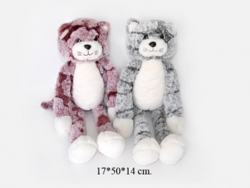 им Кот арт. 550/90714-5/6 Длинные лапки 50 см 2 цвета в пак.) им Кот арт. 550/90714-5/6 Длинные лапки 50 см 2 цвета в пак.)