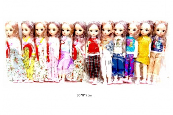 Кукла арт. 2323 Шарнирная в ассортименте (6шт.) упак._ Кукла арт. 2323 Шарнирная в ассортименте (6шт.) упак._