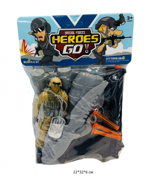 Набор военного арт. 88891 С фигуркой солдата в пак.•/192 шт./ Набор военного арт. 88891 С фигуркой солдата в пак.•/192 шт./