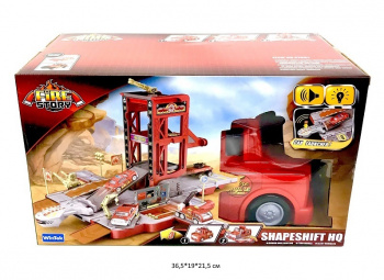 Парковка арт. E7001 Пожарная машина-трансформер в кор._ Парковка арт. E7001 Пожарная машина-трансформер в кор._