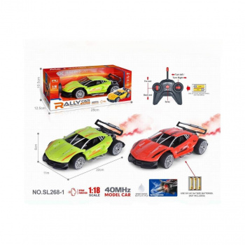 Машина на р/у арт. 268-1 Спортивная пар, свет в кор. 28*12,5*10,5