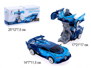 Машина на батар. арт. 66103M Трансфор. в кор.(60шт./бл.30)*/