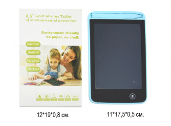 Планшет для рисования арт. 6,5-805 На батар. в кор.
