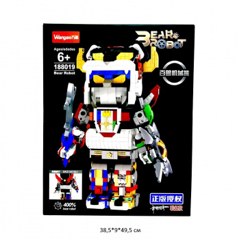 Конструктор арт. 188019 Механический медведь в кор._ Конструктор арт. 188019 Механический медведь в кор._