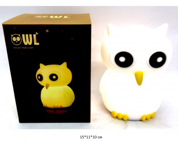 Ночник настольный арт. LJC-170 Сова меняет цвет с USB в кор._ Ночник настольный арт. LJC-170 Сова меняет цвет с USB в кор._