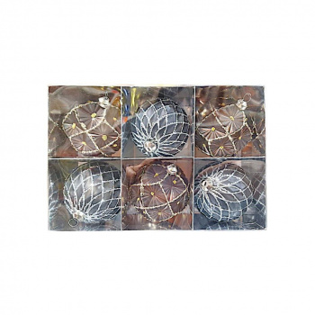 Шары арт. 803014 Набор 6 шт. d-8 см в кор.