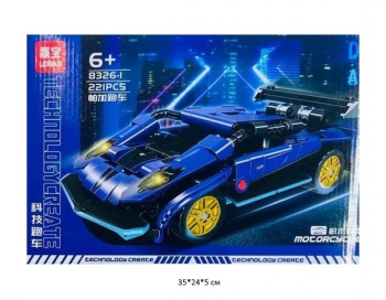 Конструктор арт. 8326-1 Автомобиль 221 дет. в кор.~• Конструктор арт. 8326-1 Автомобиль 221 дет. в кор.~•