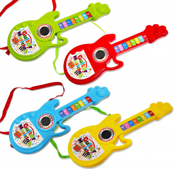 Гитара арт. 568" Цвета микс на батар. в пакете 30*10*2,5 Гитара арт. 568" Цвета микс на батар. в пакете 30*10*2,5