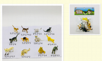 Набор животных арт. 02-2LT Кошки в пакете 20*17*3,5 Набор животных арт. 02-2LT Кошки в пакете 20*17*3,5