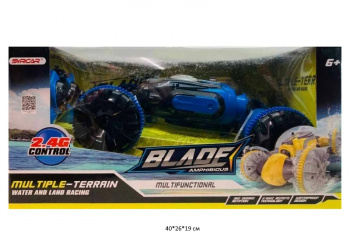 Машина на р/у арт. 666-808A Вездеход Амфибия вращение 360° в кор.~