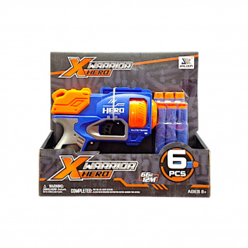 Оружие арт. JLX7233-209 Бластер с мягкими пулями цвета микс в кор.