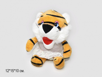 им Тигрица арт. WJ-10-25-1 В юбочке, звук, на присоске в пак.~ им Тигрица арт. WJ-10-25-1 В юбочке, звук, на присоске в пак.~