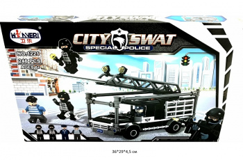 Конструктор арт. 1221 Спецназ 246 дет. в кор._