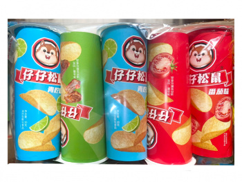 Чипсы арт. 870290 Картофельные вкусы микс 30 г в банке 10 шт. упаковка'