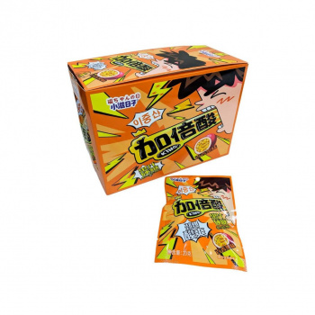 Конфета арт. 640046-4 Кислая "Маракуйя" 20 г 20 шт. в оранжевой кор.'#;*