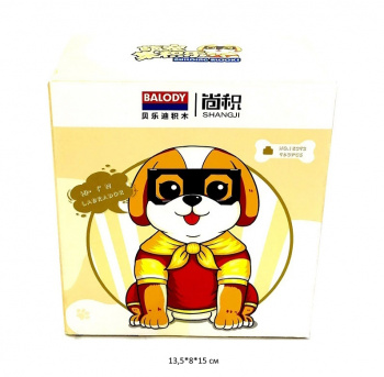 Конструктор арт. 18393 Микро Собака в очках 963 дет. в кор._ Конструктор арт. 18393 Микро Собака в очках 963 дет. в кор._