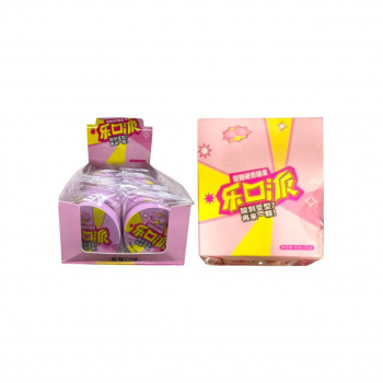 Конфета арт. 771209-2/770875-2 Суперкислая "Клубника" 15 г в банке 20 шт. в розовой кор.'