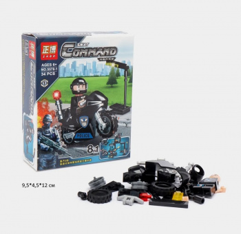 Конструктор арт. 5578-1 Полиция 34 дет. в кор.•