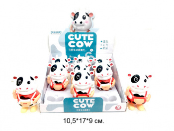 Зав. корова арт. 995 В комбинезоне (9 шт.) шоубокс•