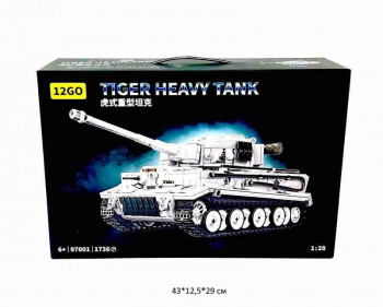 Конструктор арт. 97001 Танк 1736 дет. в кор._ Конструктор арт. 97001 Танк 1736 дет. в кор._