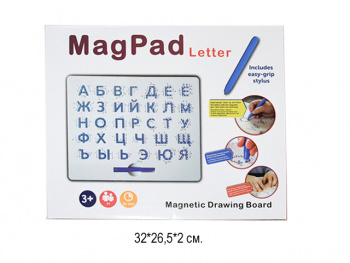 Мозаика арт. 827-QH Магнитная АЛФАВИТ в кор.~