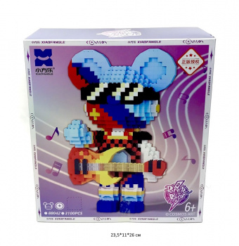 Конструктор арт. 88042 Микро Мышка-гитарист 3100 в кор._ Конструктор арт. 88042 Микро Мышка-гитарист 3100 в кор._