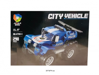 Конструктор арт. 47101-1 Автомобиль Полиция 290 дет. в кор.• Конструктор арт. 47101-1 Автомобиль Полиция 290 дет. в кор.•