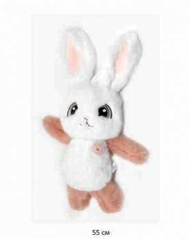 им Зайка арт. YE250107-2 Мохнатый 55 см в пак.) им Зайка арт. YE250107-2 Мохнатый 55 см в пак.)