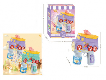 Генератор арт. 333-38 Тележка мороженщика и мыльные пузыри в кор.•