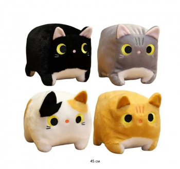 им Куб арт. 240226-6/240511-4/240728-3 Кошка цвета микс 45 см в пак.)