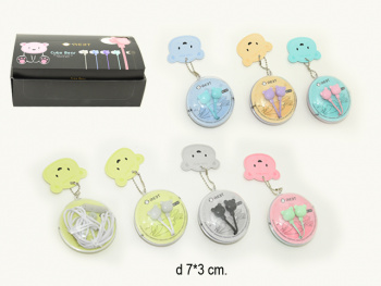 Наушники арт. MC-133 Мишка проводные в ассортименте (24шт) в кор. Наушники арт. MC-133 Мишка проводные в ассортименте (24шт) в кор.