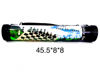 Шахматы арт. 8045 Мягкое поле в тубусе_/30 шт./ Шахматы арт. 8045 Мягкое поле в тубусе_/30 шт./