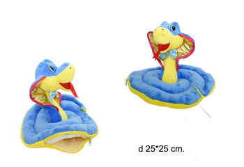 им Змея арт. 24228A-502 Мешок для конфет синяя 25 см в пак.