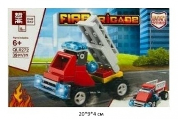 Конструктор арт. QL0272-4 Пожарная бригада 39 дет. в кор.~ Конструктор арт. QL0272-4 Пожарная бригада 39 дет. в кор.~