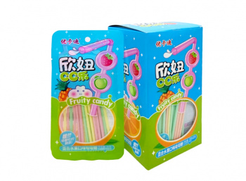 Конфета арт. 240646/240639 "Трубочки" вкусы микс 30 г в пак. 20 шт. в кор.#