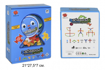 Конструктор арт. 1631 На присосках 24 детали в кор._ Конструктор арт. 1631 На присосках 24 детали в кор._