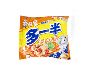 Лапша арт. 641681 БП "Белый слон" острая говядина 100 г в пак.;