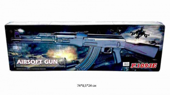 Оружие арт. 1093E Автомат с пульками, лазерным прицелом в кор._