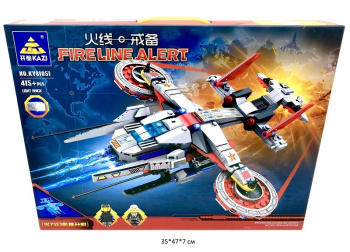 Конструктор арт. KY81051 Космический корабль 415 дет. в кор._ Конструктор арт. KY81051 Космический корабль 415 дет. в кор._