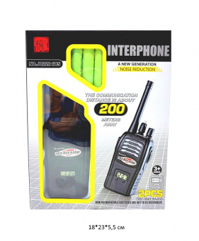 Рация арт. JQ220-6C5 Набор 2 шт. на бат. в кор._