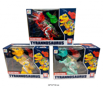 Динозавр арт. 927 На батар. шестеренки, звук, свет в кор.• Динозавр арт. 927 На батар. шестеренки, звук, свет в кор.•