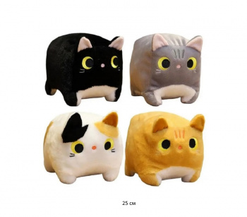 им Куб арт. 240728-1/240511-2 Кошка цвета микс 25 см в пак.) им Куб арт. 240728-1/240511-2 Кошка цвета микс 25 см в пак.)