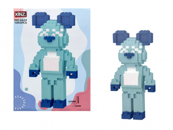 Конструктор арт. 6624-802 Микро Медведь синий 1093 дет. в кор. Конструктор арт. 6624-802 Микро Медведь синий 1093 дет. в кор.