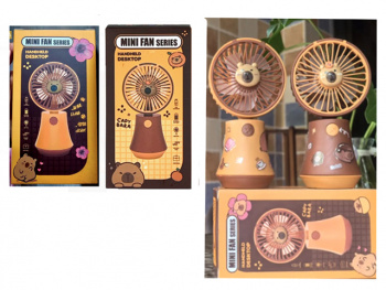 Вентилятор арт. JQK23-805 Капибара мини в ассортименте в кор. Вентилятор арт. JQK23-805 Капибара мини в ассортименте в кор.