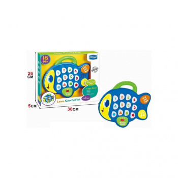 Рыба арт. 3003 Музыкальная на бат. свет, звук в кор. 30*5*26