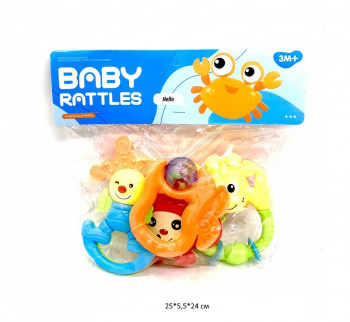 Погремушка арт. 2024-8 Набор "Потешки" в пак._ Погремушка арт. 2024-8 Набор "Потешки" в пак._