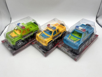 Машина инерц. арт. 618-8 Полиция пикап цвета микс колпак 21*11*11