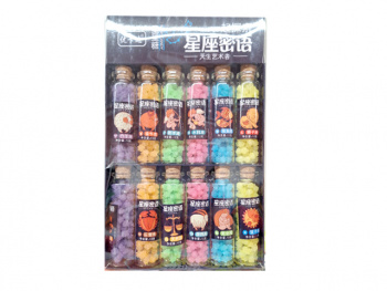 Конфета арт. 241322 Драже "Звездочки" Гороскоп в бутылке 13 г 12 шт. в кор.'